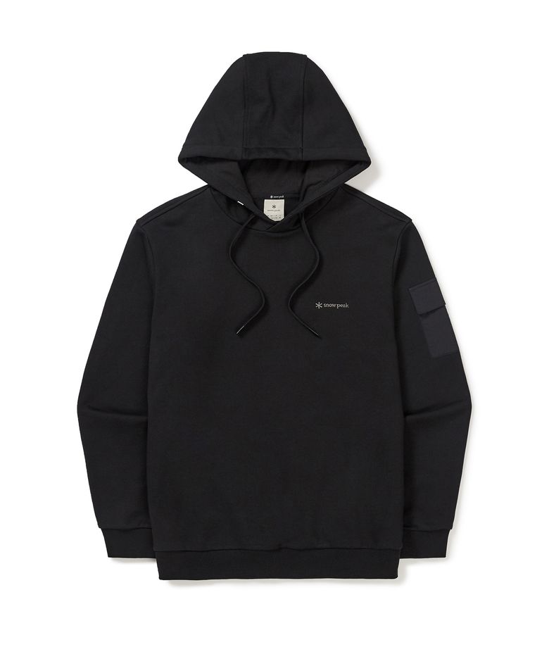 랜드 포켓 후드 티셔츠 (S24FMFHD60) Black