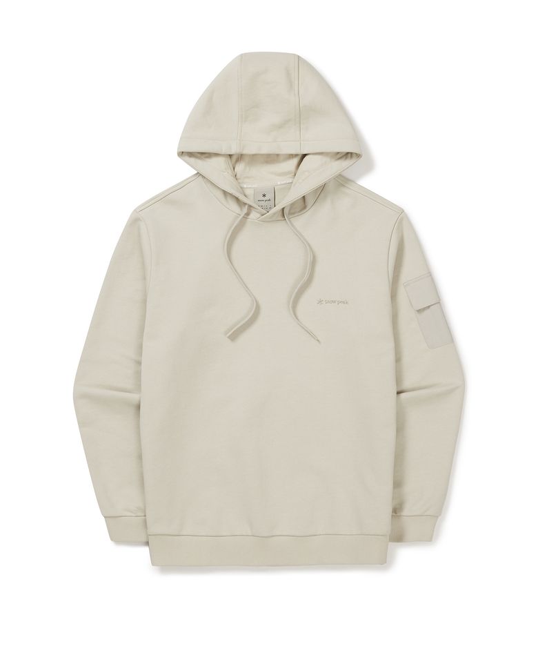 랜드 포켓 후드 티셔츠 (S24FMFHD60) Light Beige