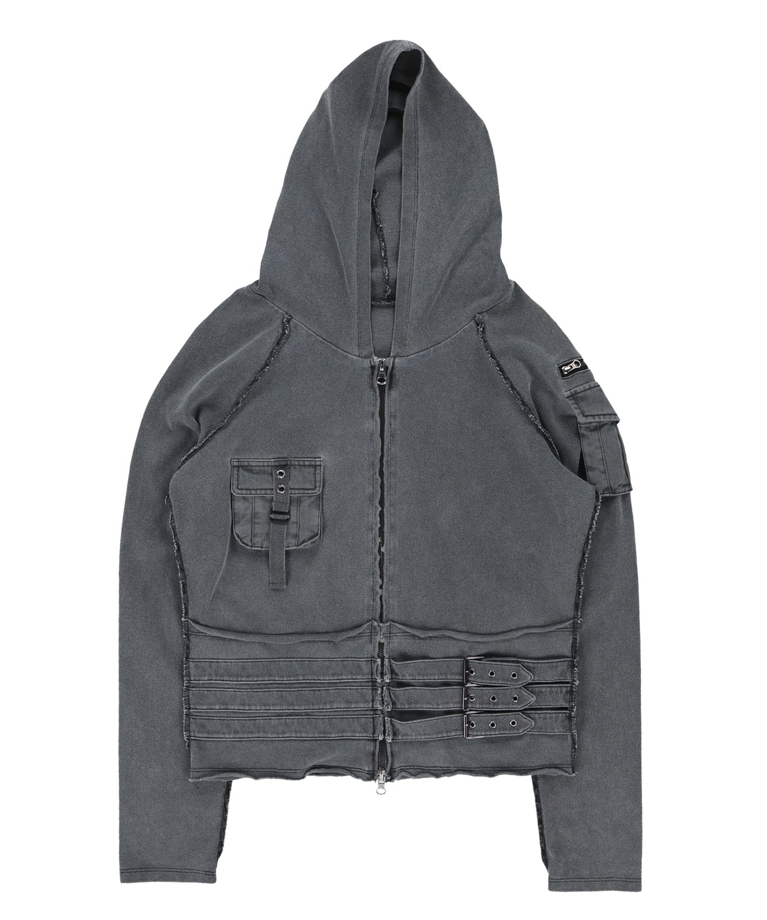 MUSINSA | THE COLDEST MOMENT TCM vintage pocket hooded zip-up