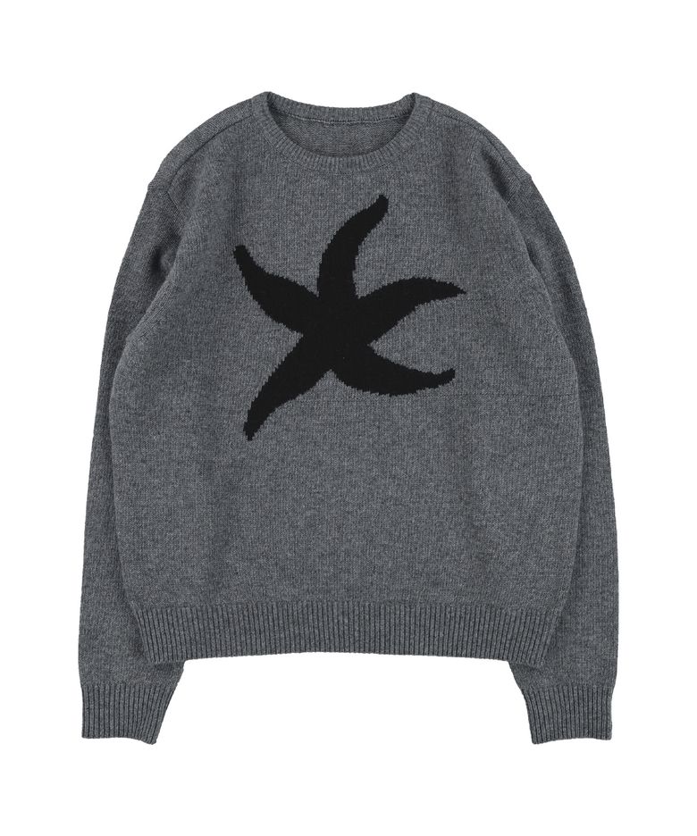 TCM starfish knit (charcoal)