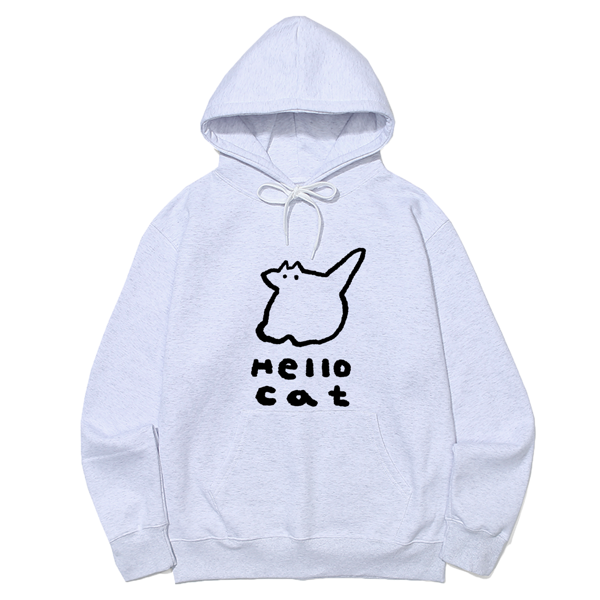 어썸어스(AWESOMEUS) SAY HELLO CAT HOODIE_3 COLOR