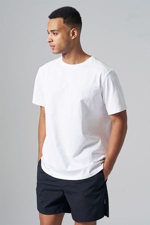 무지 오버핏 반팔 티셔츠