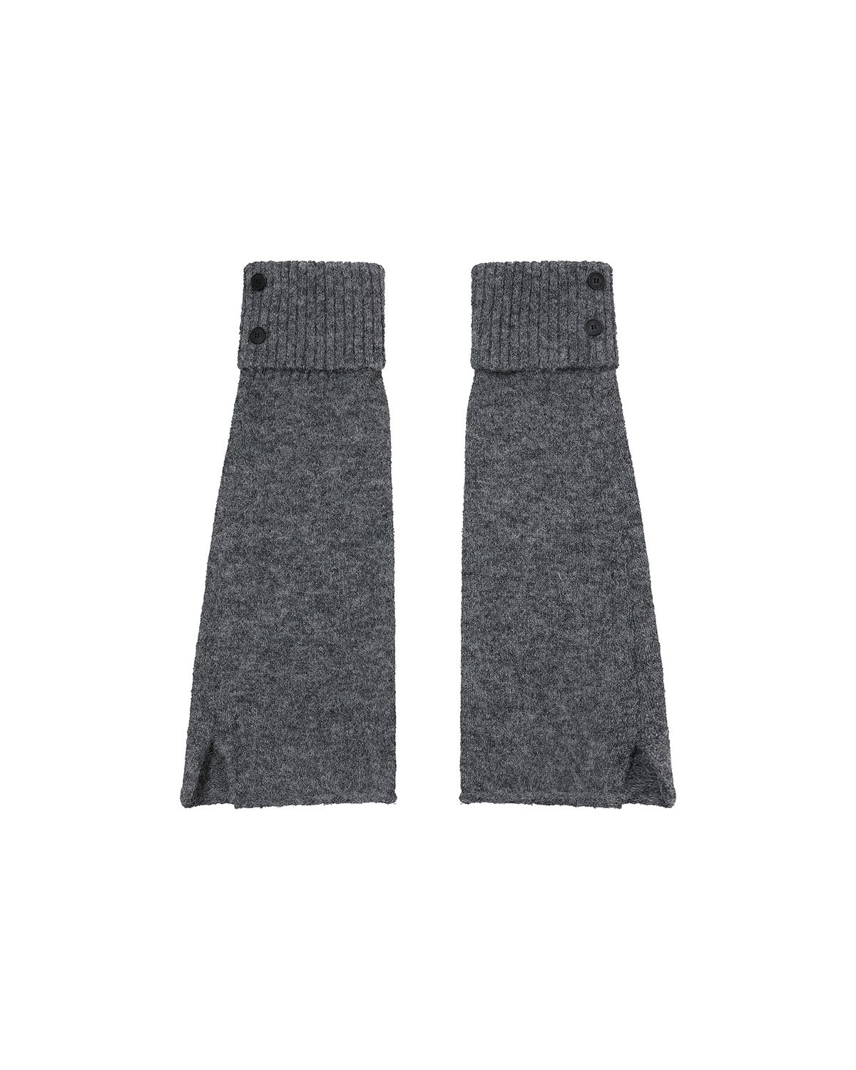 미세키서울(MISEKI SEOUL) Button knit leg warmer GREY