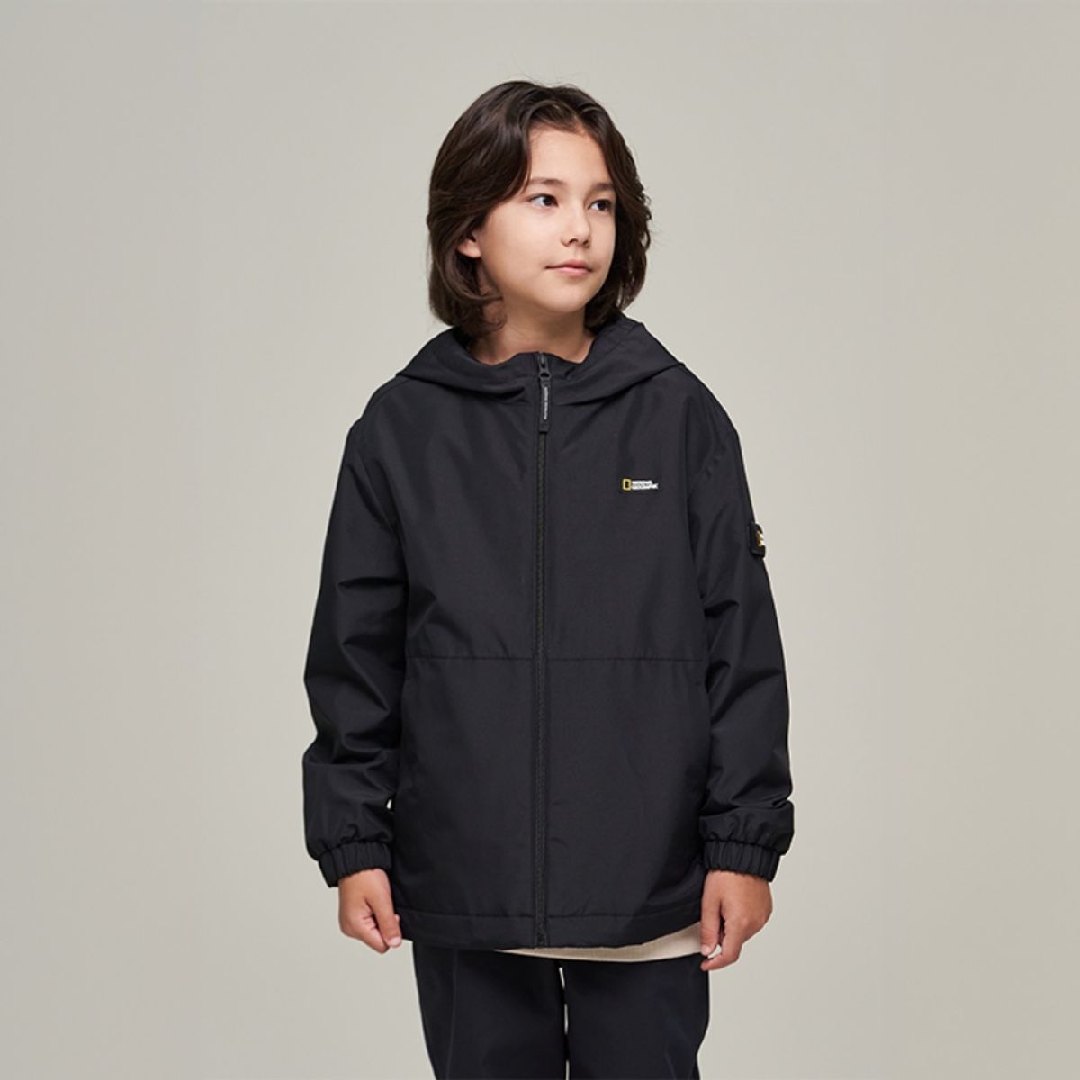 내셔널지오그래픽 키즈(NATIONAL GEOGRAPHIC KIDS) K243UJP910 베이직 점퍼 CARBONBLACK