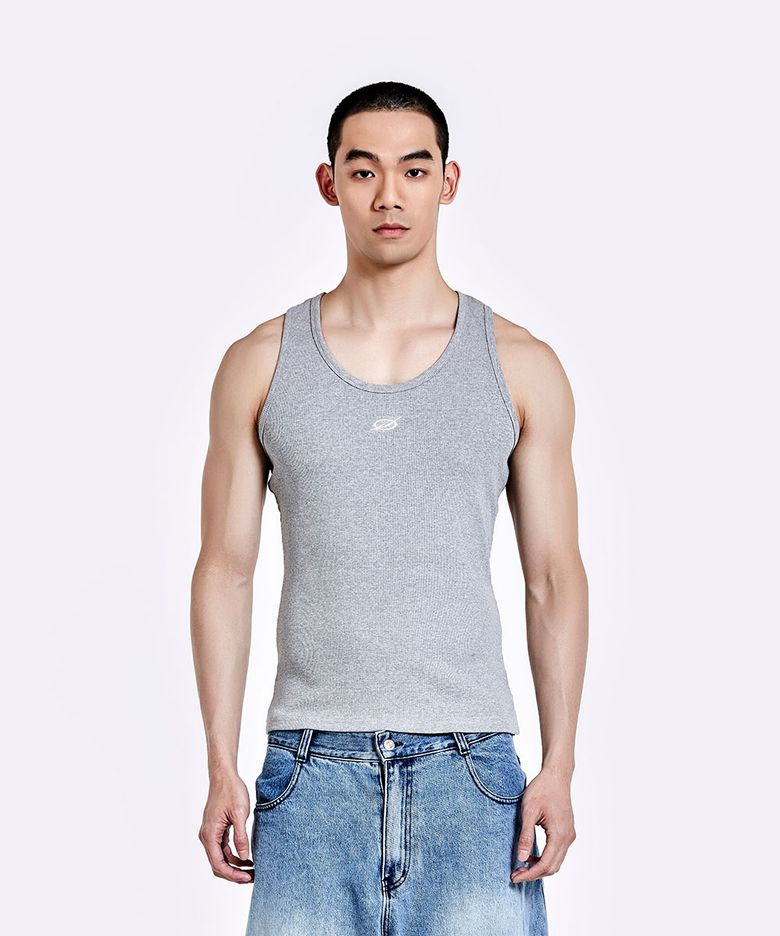 Basic curve sleeveless - Grey
