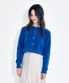 비비드 니트 가디건 블루