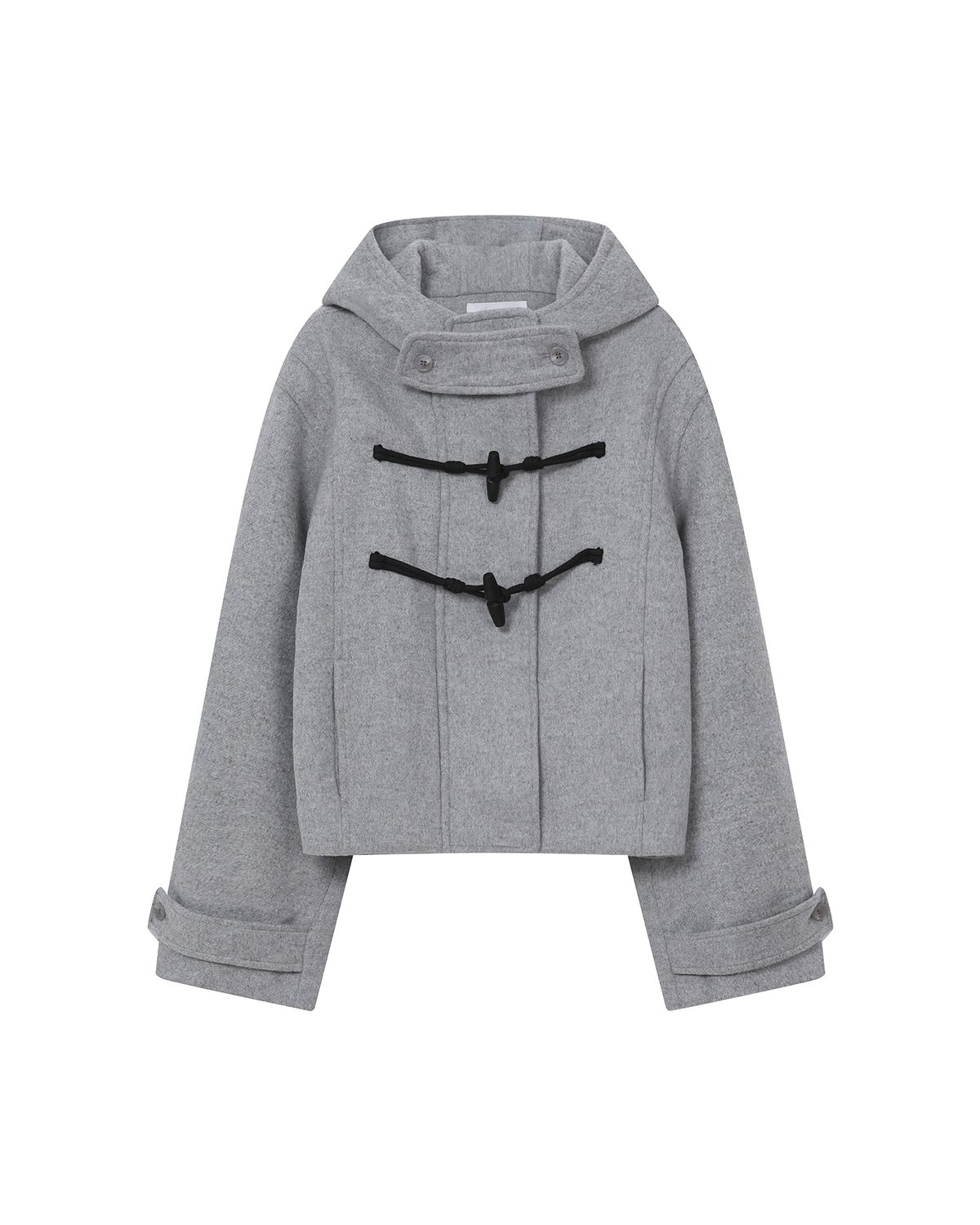 미세키서울(MISEKI SEOUL) Duffle hoodie short coat GREY