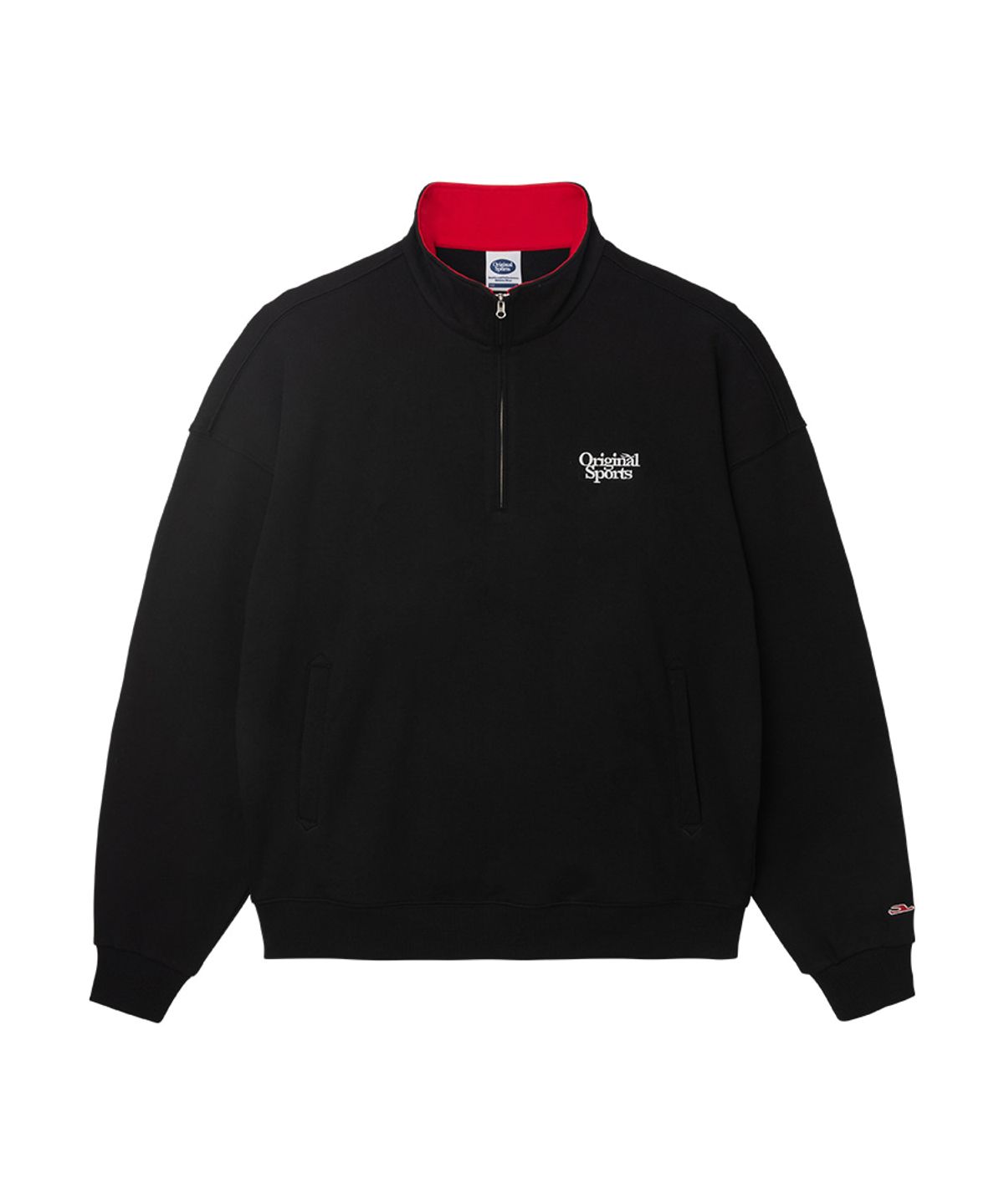 프로-스펙스(PRO-SPECS) COLOR BLOCK HALF ZIPUP BLAK