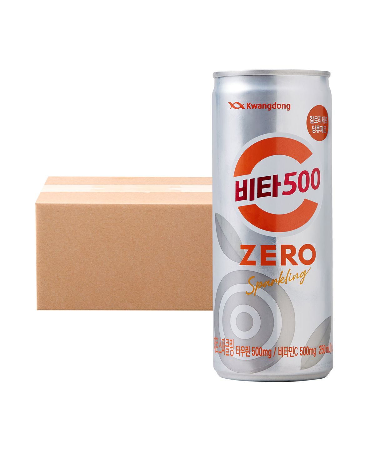 광동제약(KWANGDONG) 비타500 제로 스파클링 250ml 24캔