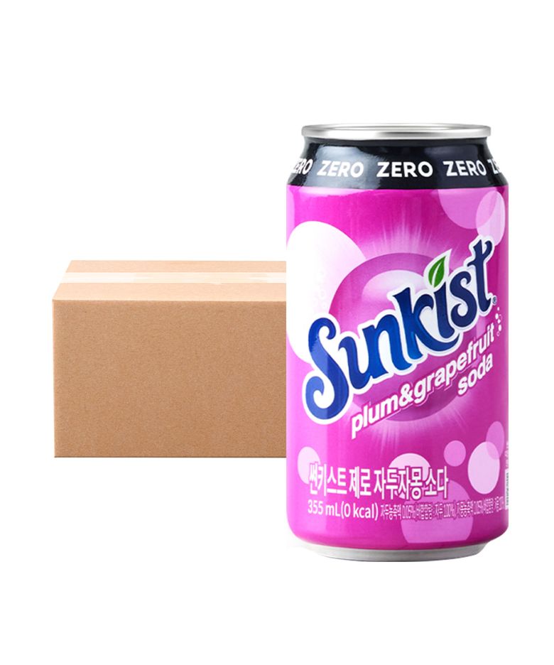 썬키스트 제로 자두자몽 소다 355ml 24캔
