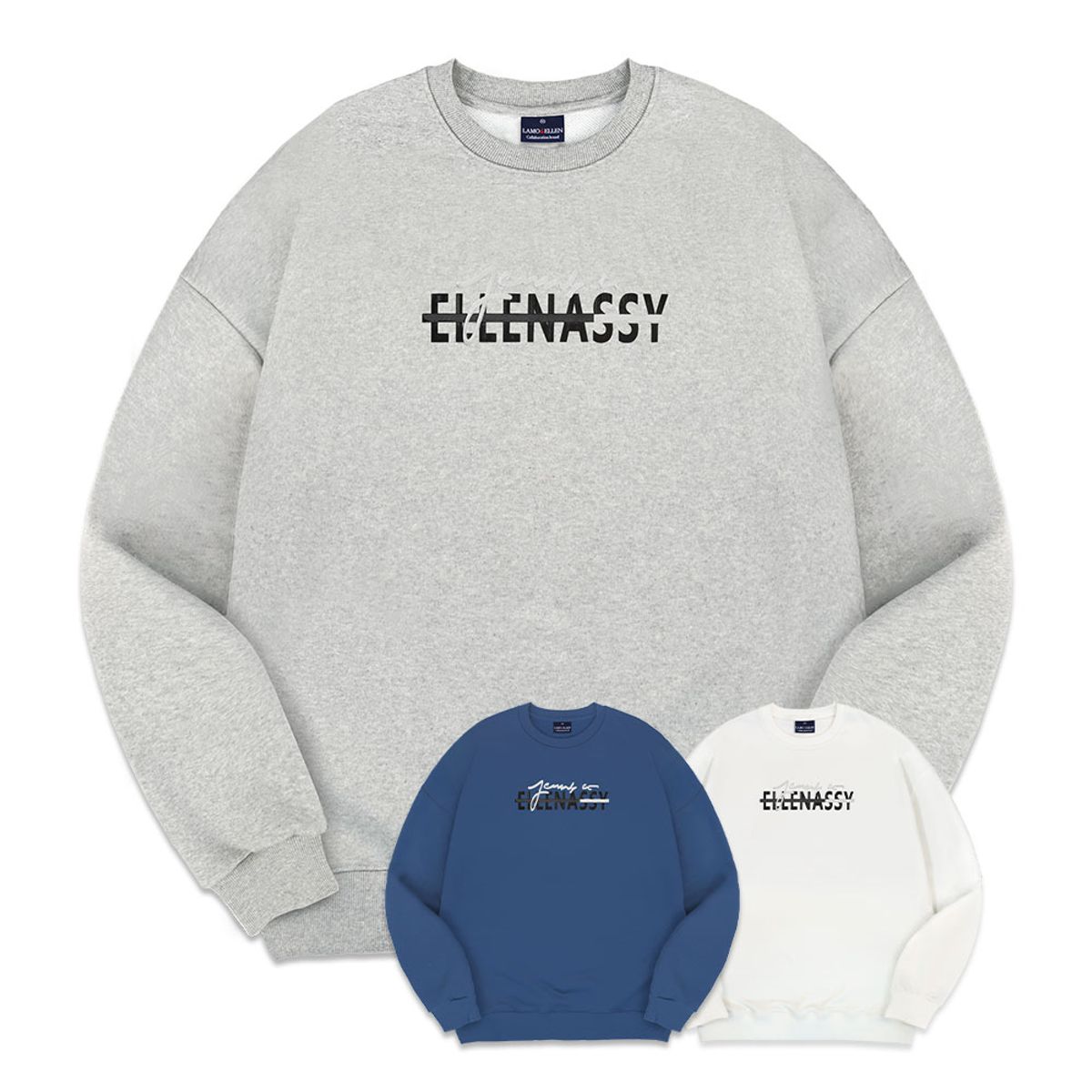 엘런아시(ELLENASSY) EA005 오버핏 맨투맨