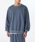 피그먼트 오버사이즈 스웨트셔츠 [더스티 블루]