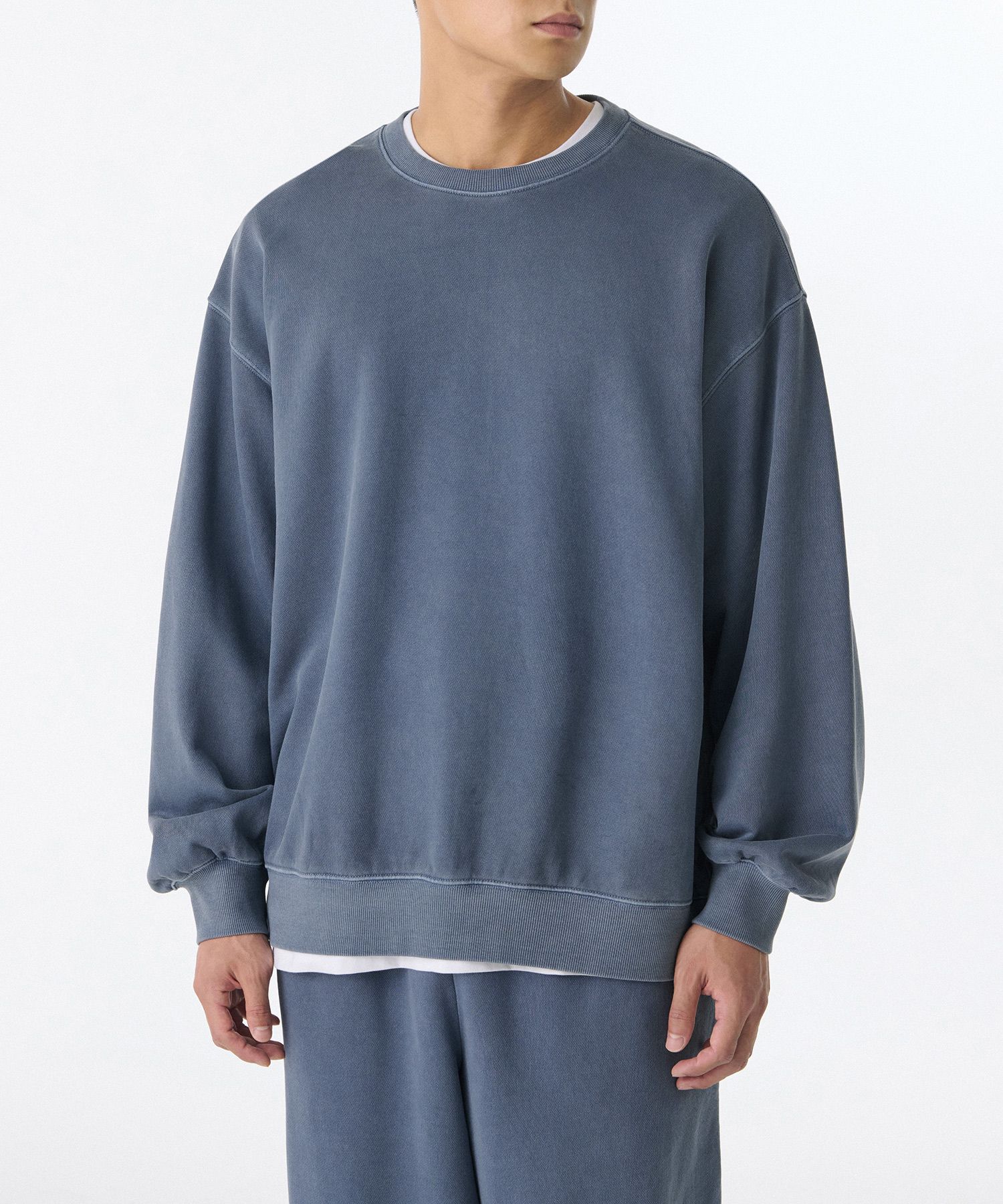 Pigment Oversized Sweatshirt [Dusty Blue]