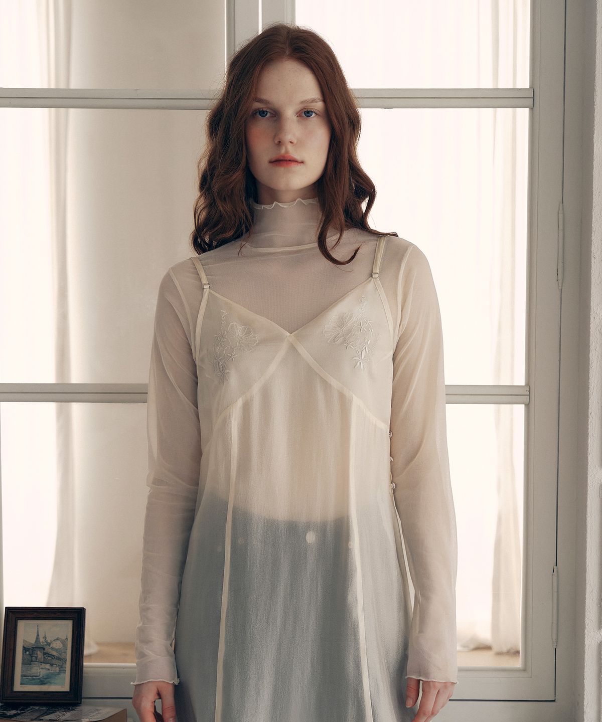 로라로라(ROLAROLA) BASIC LAYERED T-SHIRT IVORY