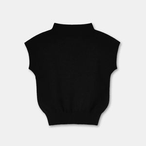 캡슬리브 하프 풀오버-블랙