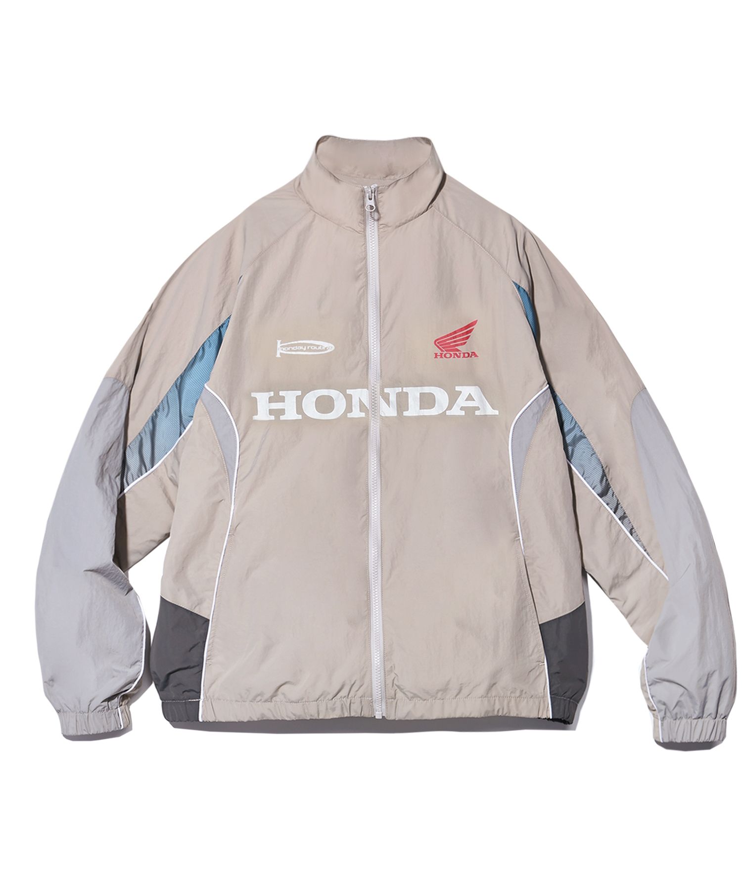 MUSINSA公式 | Honda Motorcycle Track Zip up Jacket Beige