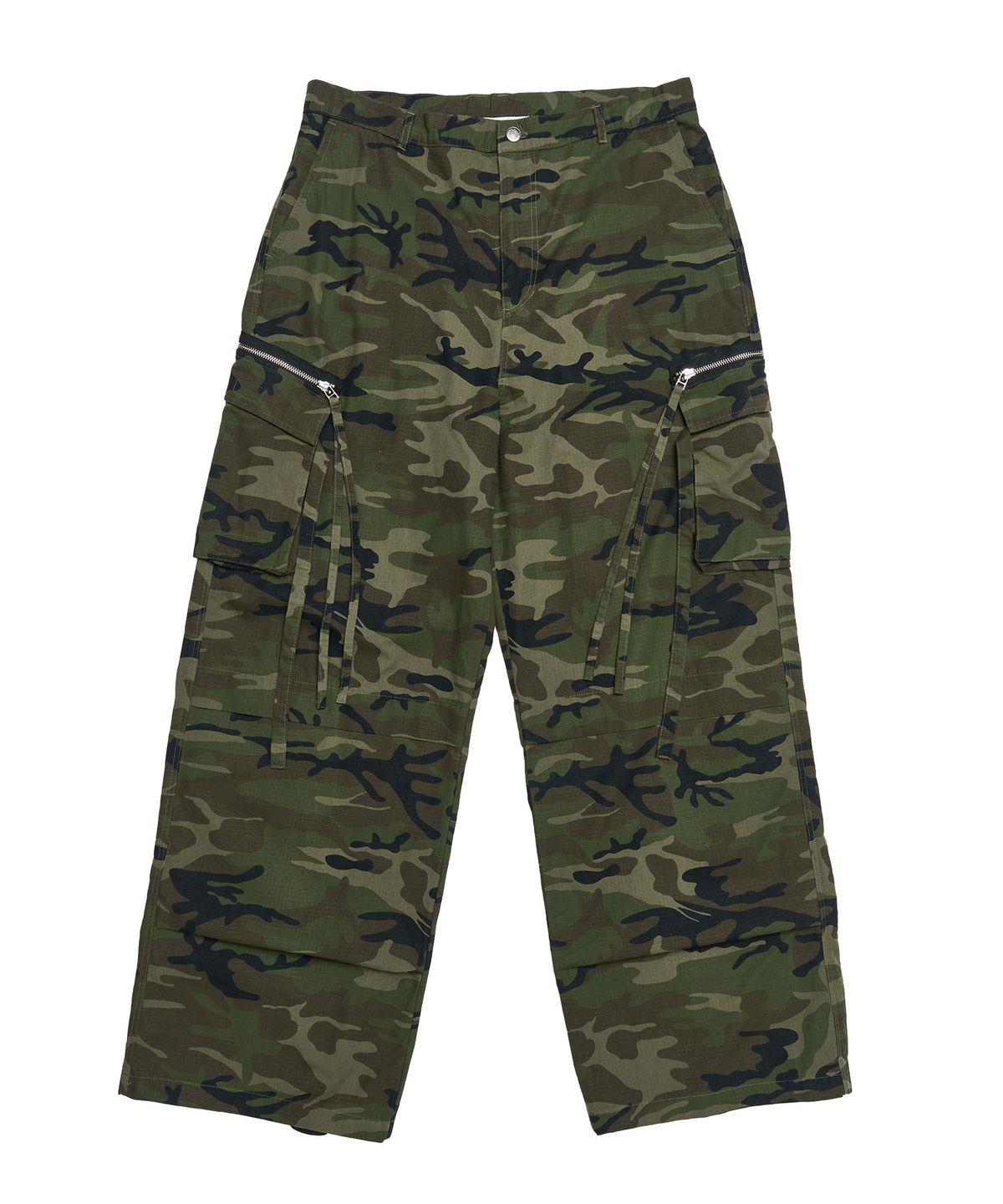 스키즘 인듀싱(SCHISM INDUCING) CAMOUFLAGE CARGO PANTS GREEN