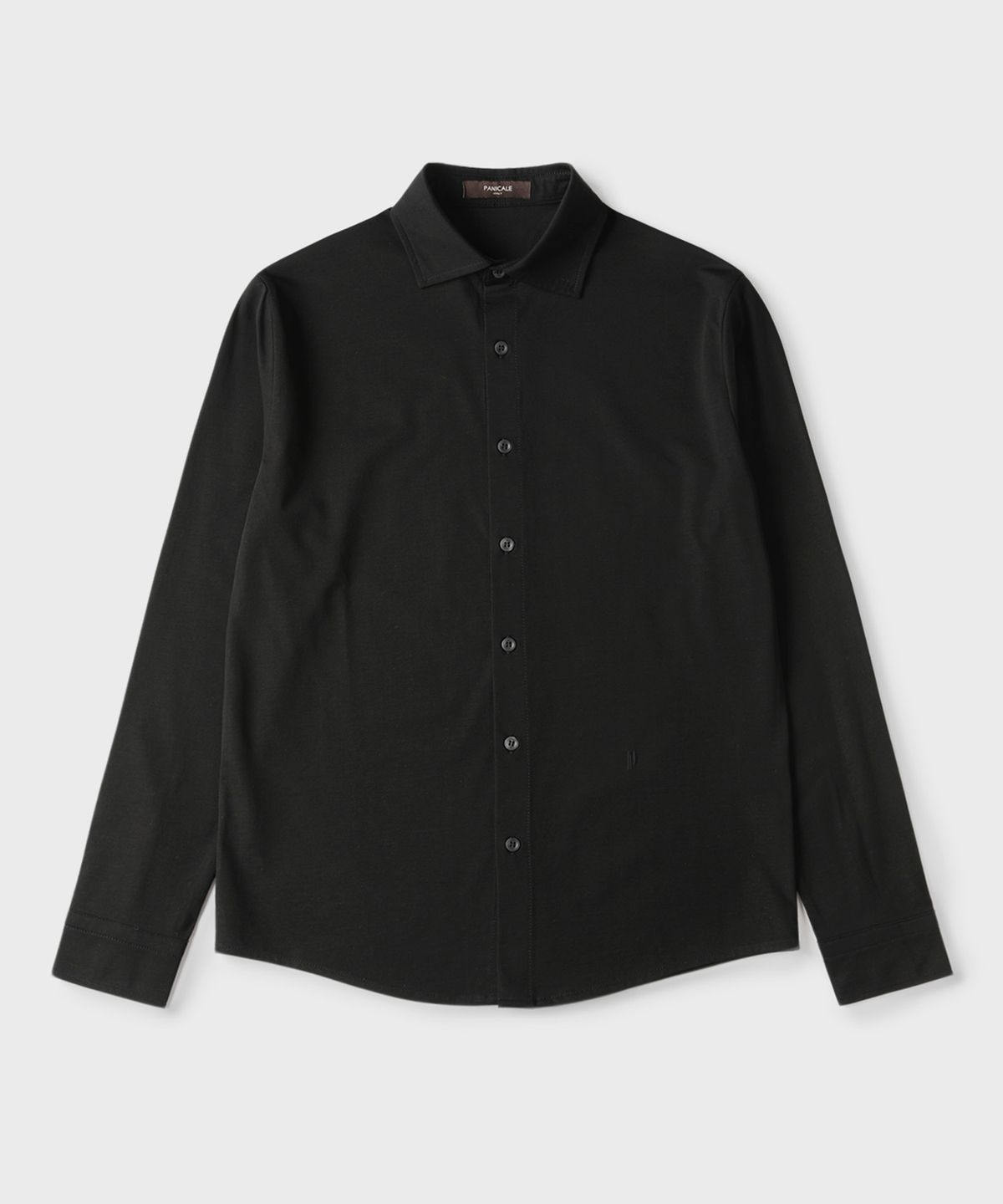 빠니깔레(PANICALE) 블랙 소프트 모달 저지 셔츠