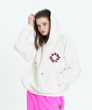 NYC 로고 후디 화이트