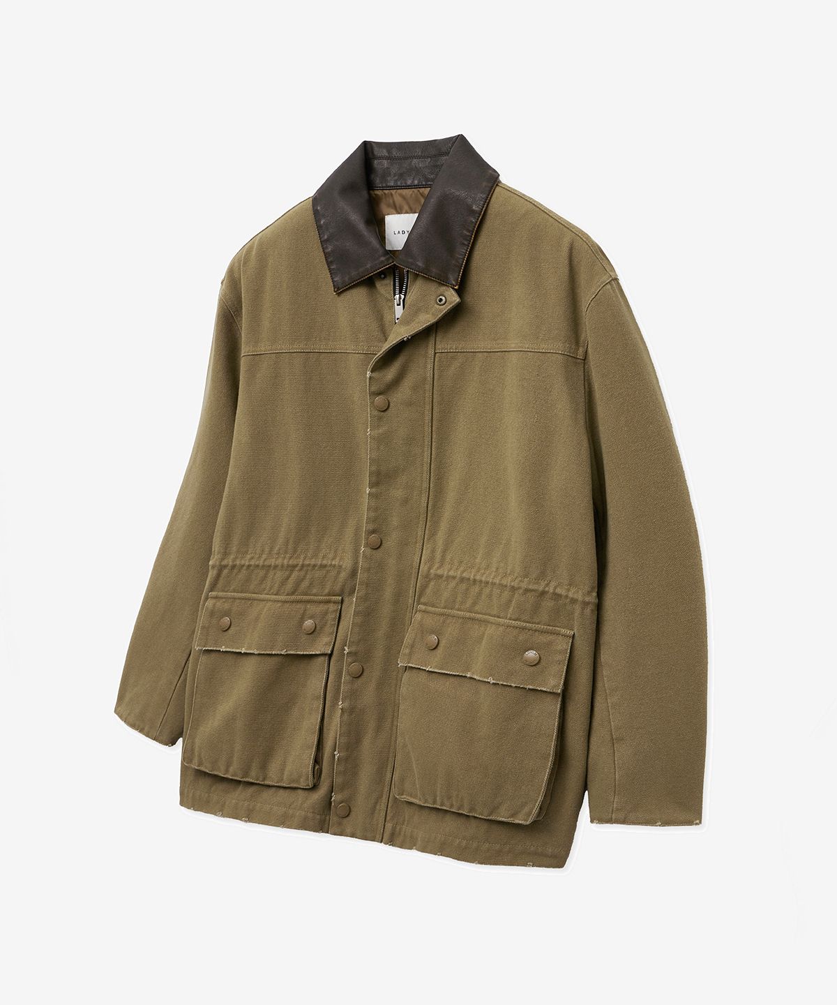 레이디 볼륨(LADY VOLUME) HERITAGE HUNTING WORK JACKET_KHAKI