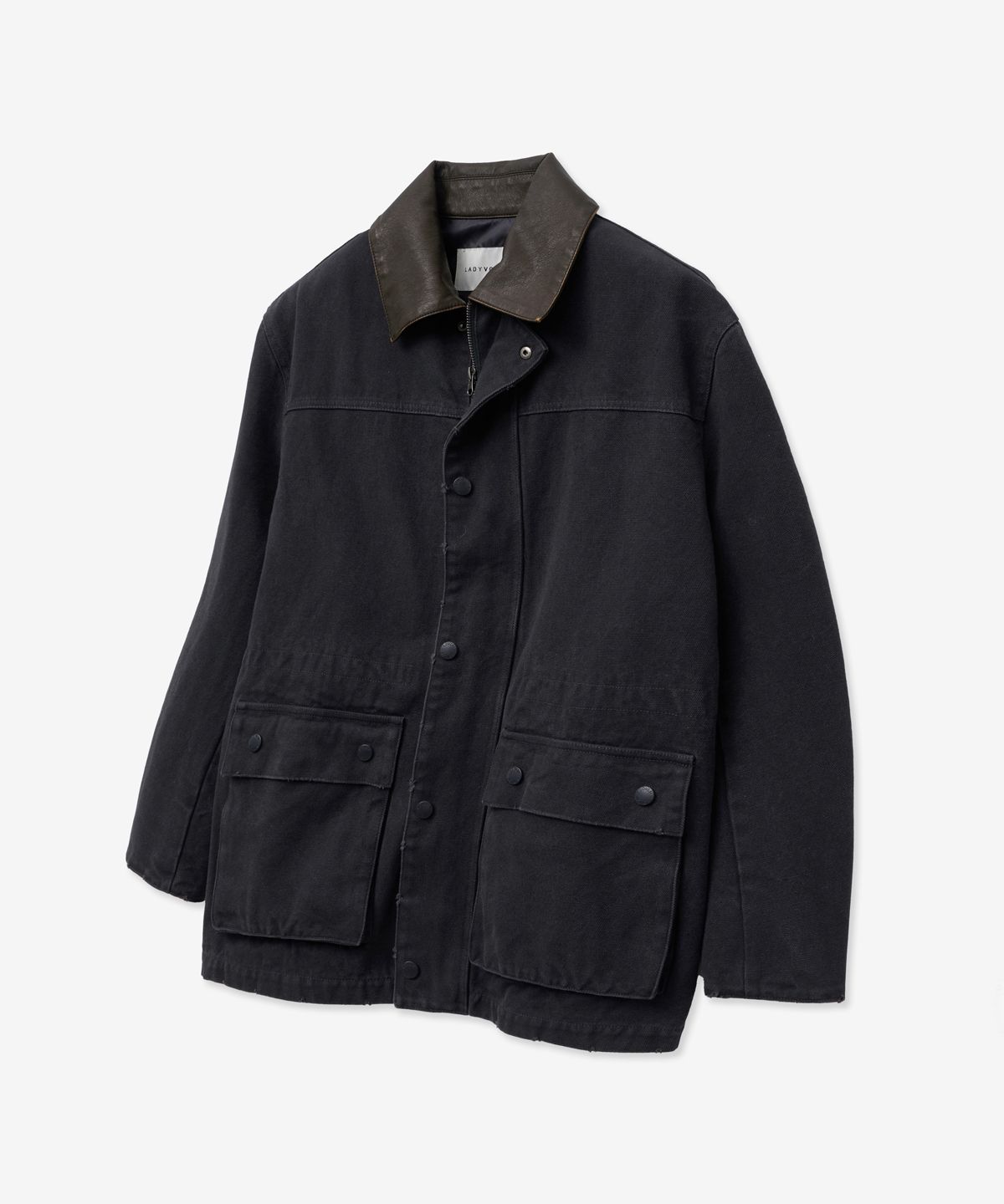레이디 볼륨(LADY VOLUME) HERITAGE HUNTING WORK JACKET_NAVY