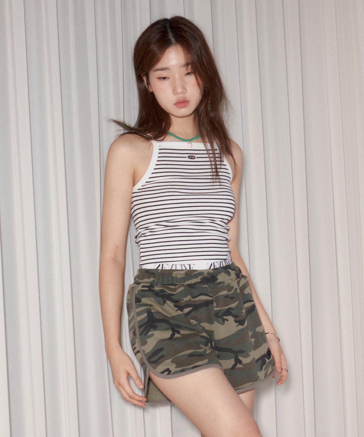 닐라이즈(NEALIZE) Banding Athlete Shorts Camouflage