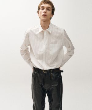 클래식 스트라이프 셔츠 (화이트)