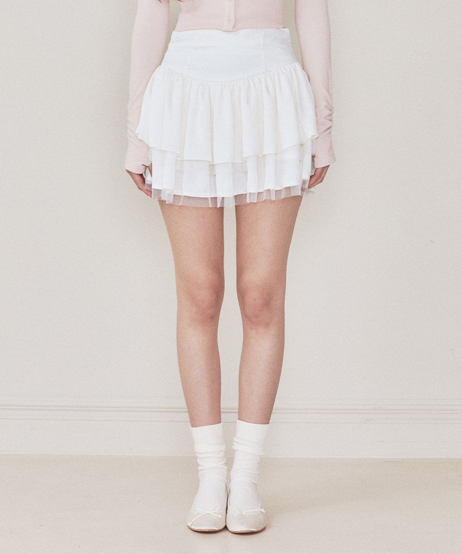 MUSINSA | NOT YOUR ROSE Sasha Skirt (Ivory)