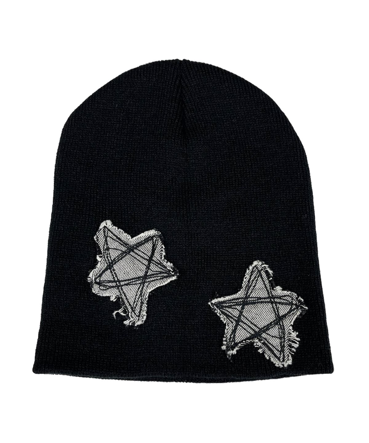 스케이터락(SK8ER ROCK) Doodle Star Beanie ((black*denim))