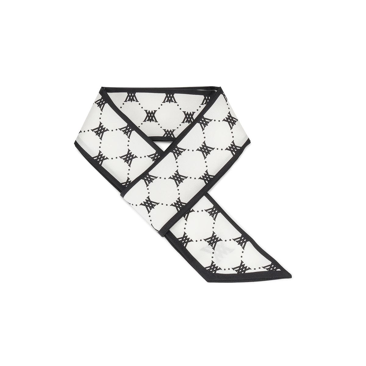 어뉴골프(ANEW GOLF) (W) SILK NECK SCARF_WH