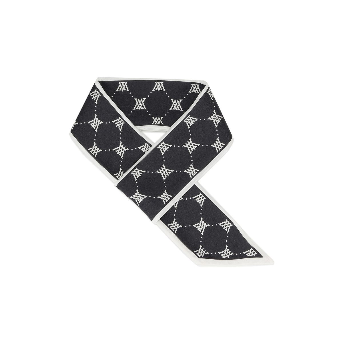 어뉴골프(ANEW GOLF) (W) SILK NECK SCARF_BK