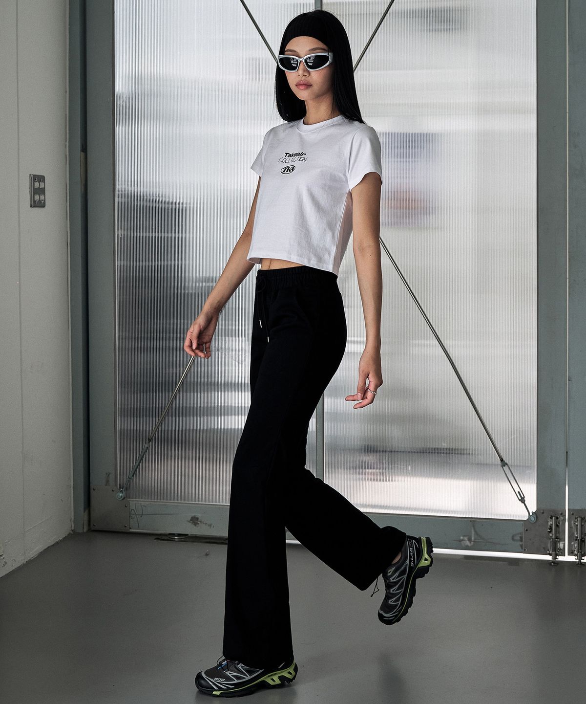테이크에어(TAKEAIR) Comfy Band Bootcut Pants