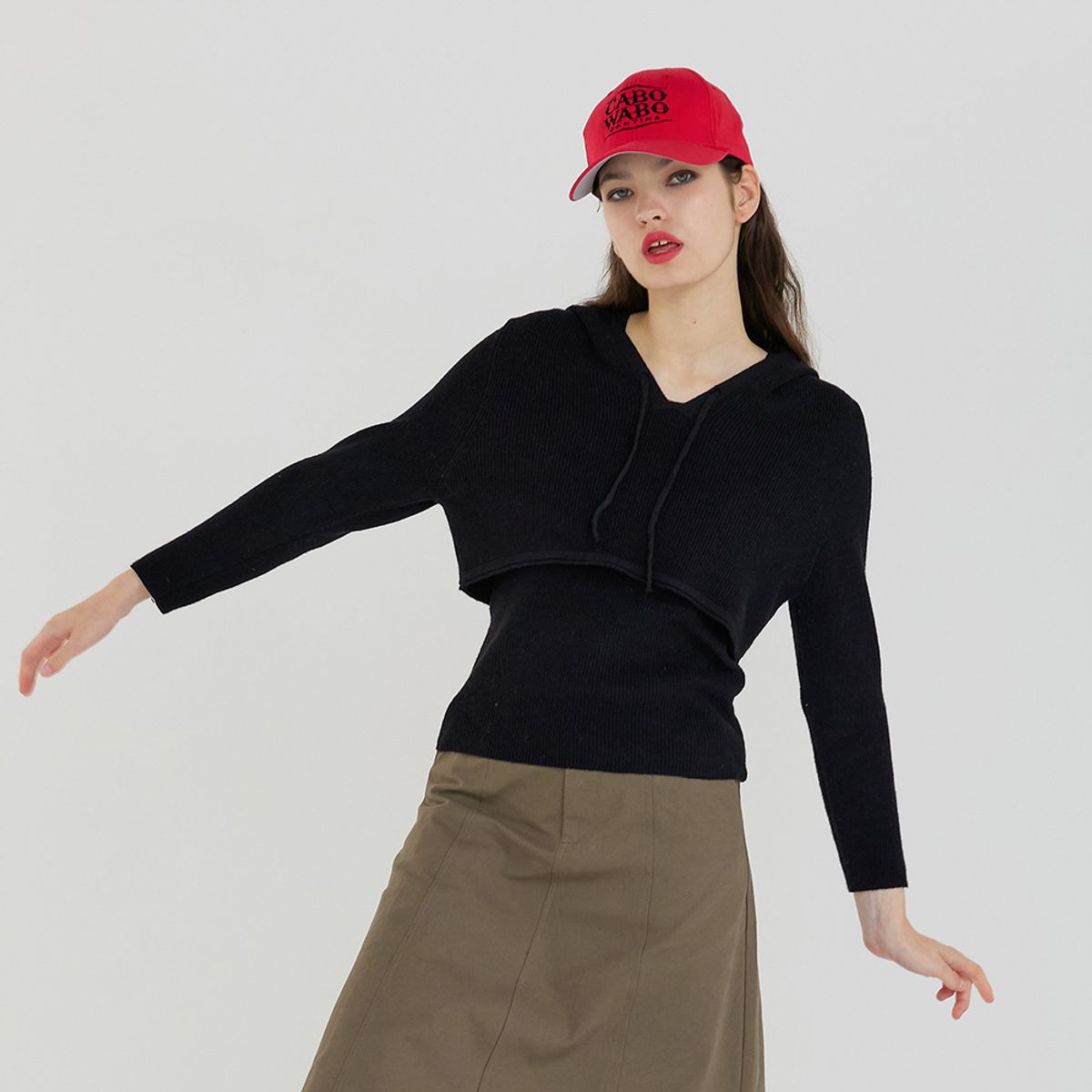 에이앤레이(AEIREI) AR_V-neck wool knit inner set top_4color - 사이즈 & 후기 | 무신사