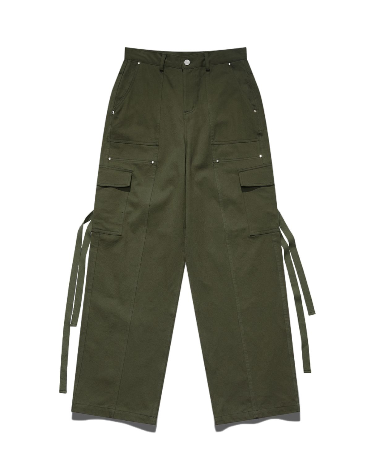 포스333(PHOS333) Straight strap pocket pants