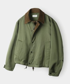 헤리티지 하프 헌팅 자켓_카키