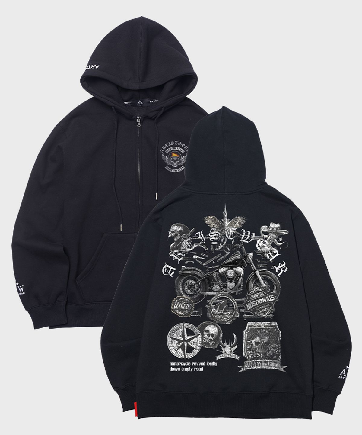 아티스트웨어(ARTISTWEAR) [ATW] 레브업 후드집업