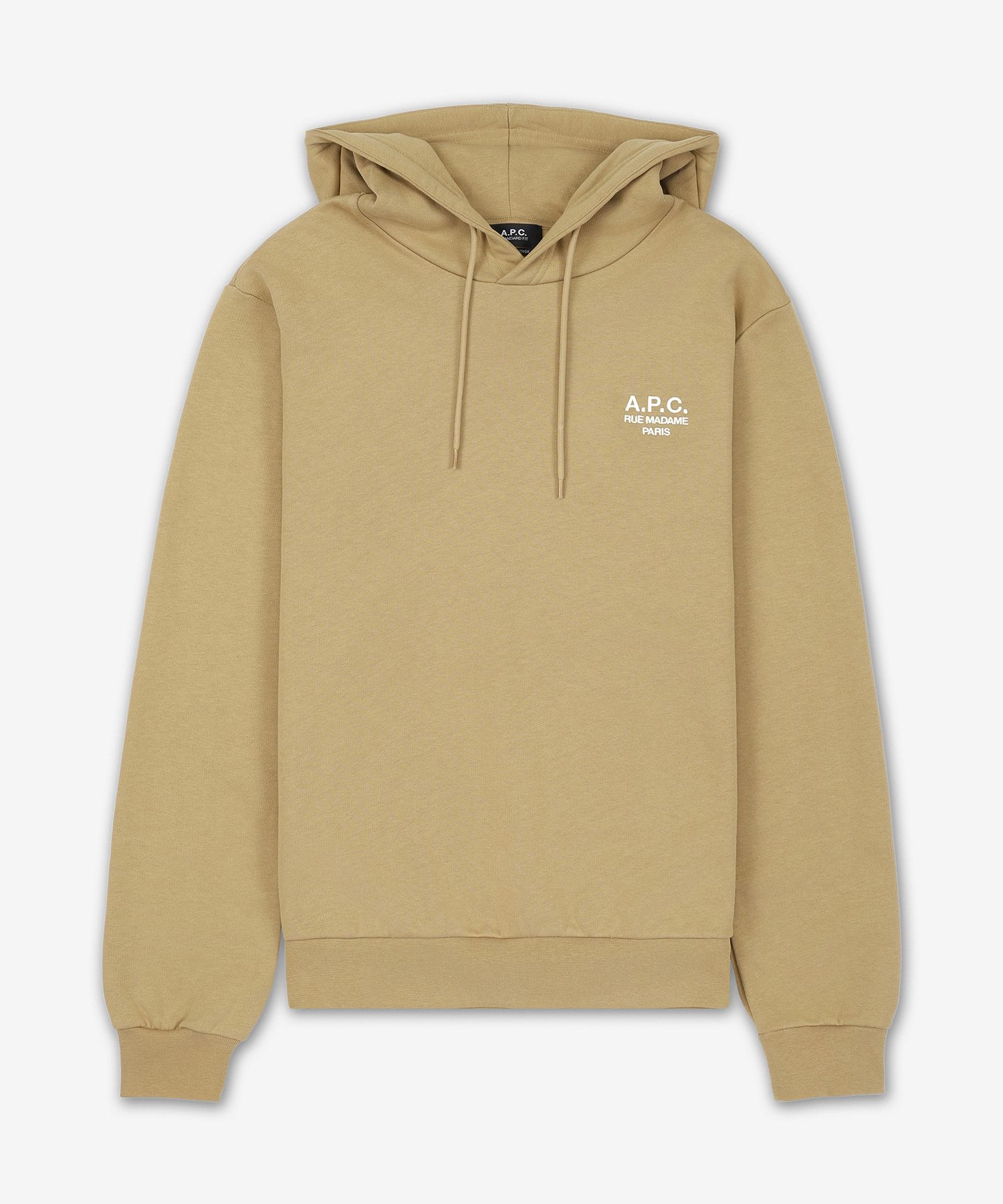 ★A.P.C.★ Madam Lu Standard Fit Hood Dark Beige COHBVM27914 MUSINSA | A.P.C. Lou Madame Standard Fit Hoodie - Dark Beige