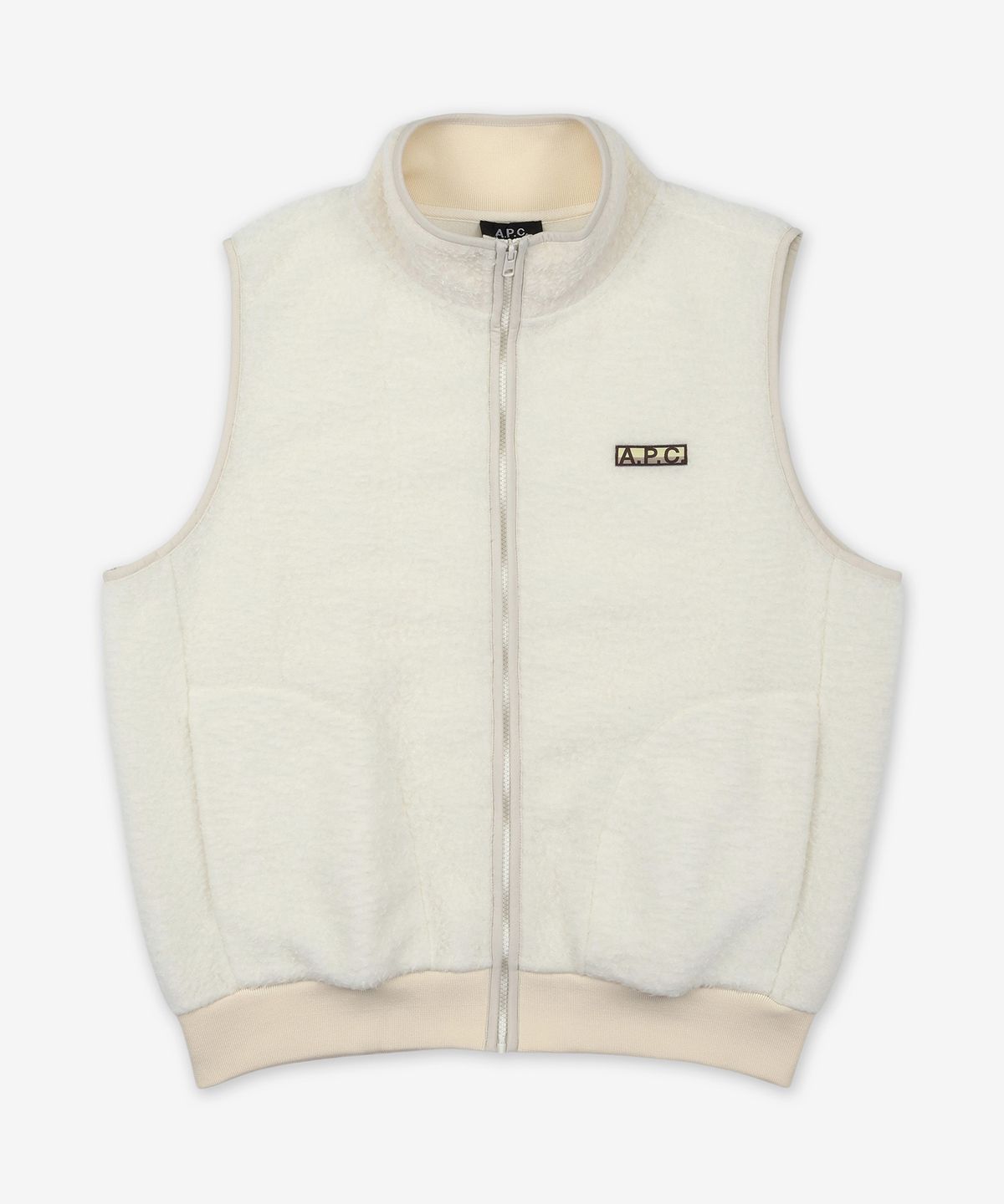 아페쎄(A.P.C.) 세콰이어 후리스 베스트 - 화이트 / PSAKAM02983AAC