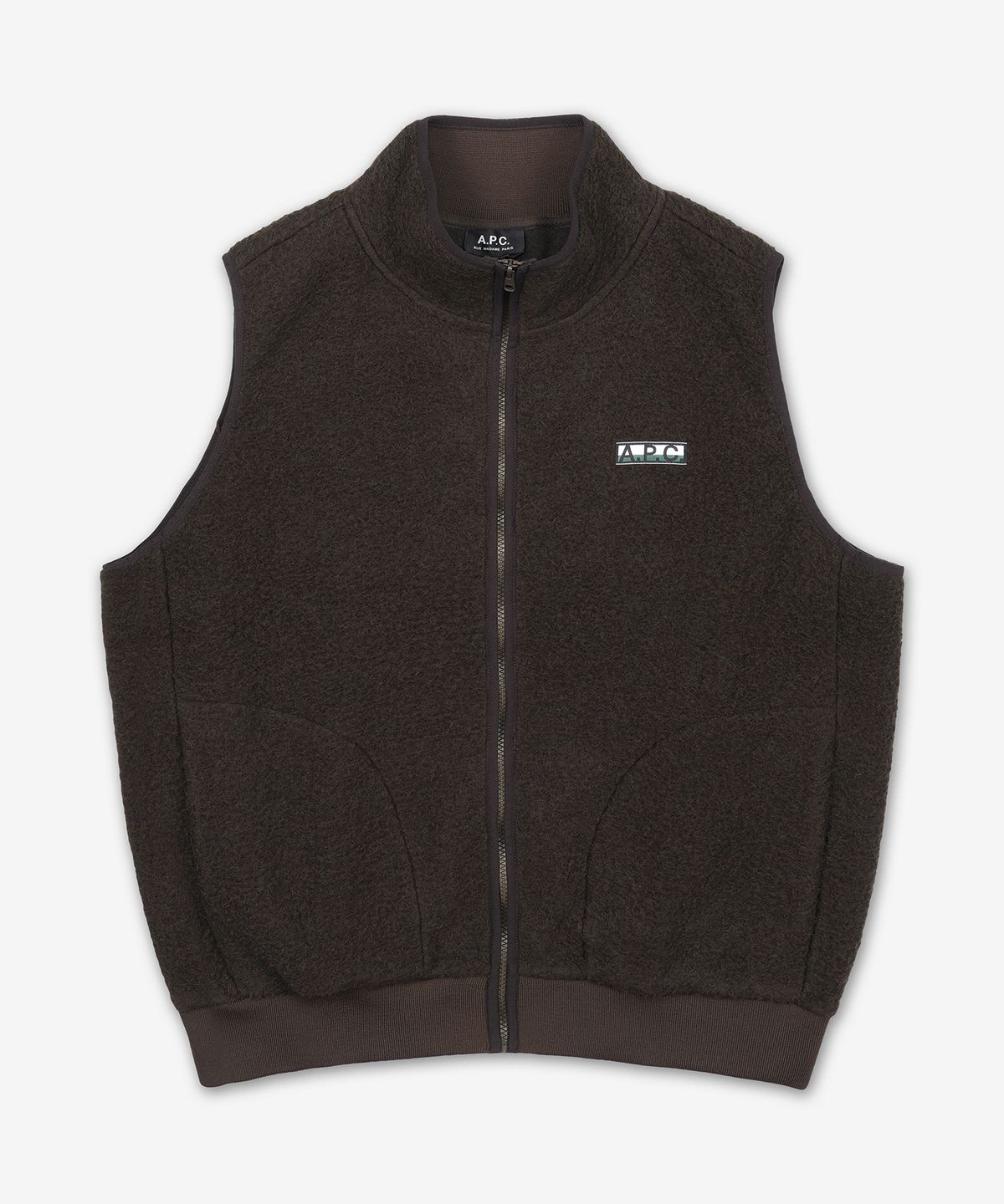 아페쎄(A.P.C.) 세콰이어 후리스 베스트 - 브라운 / PSAKAM02983CAA
