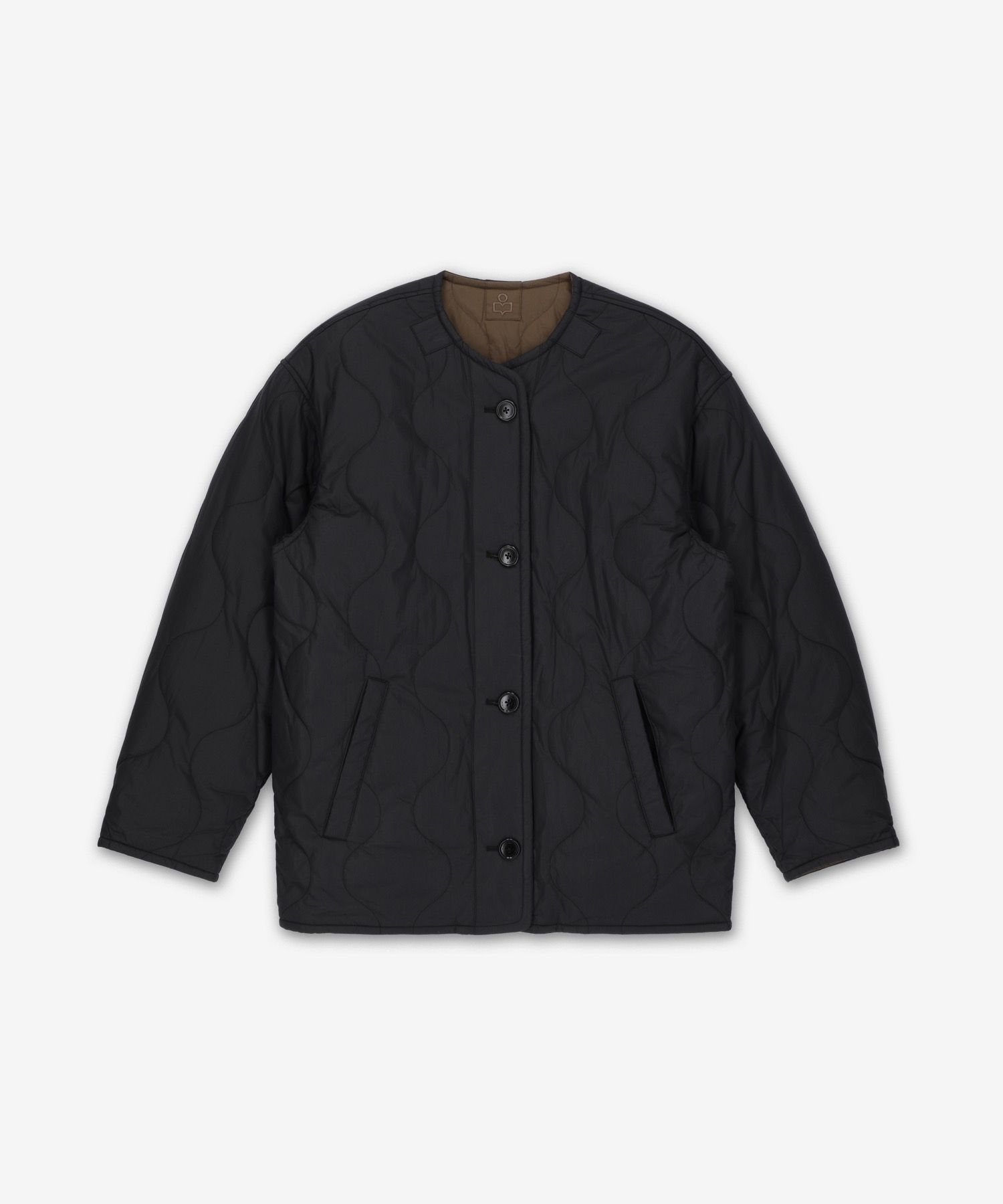★Isabel Marant★ Nesme Jacket Faded Black Khaki MA0251FAB3C MUSINSA | ISABEL MARANT NESSME JACKET - FADED BLACK:KHAKI