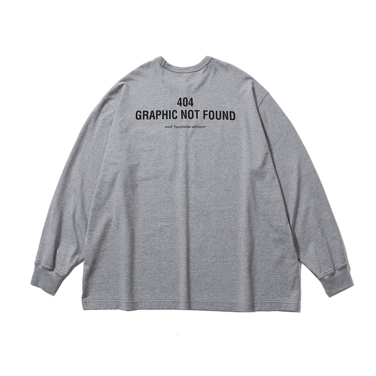 모이프(MOIF) [AW24]404 GNF(B) L/S TEE / HEATHER GRAY