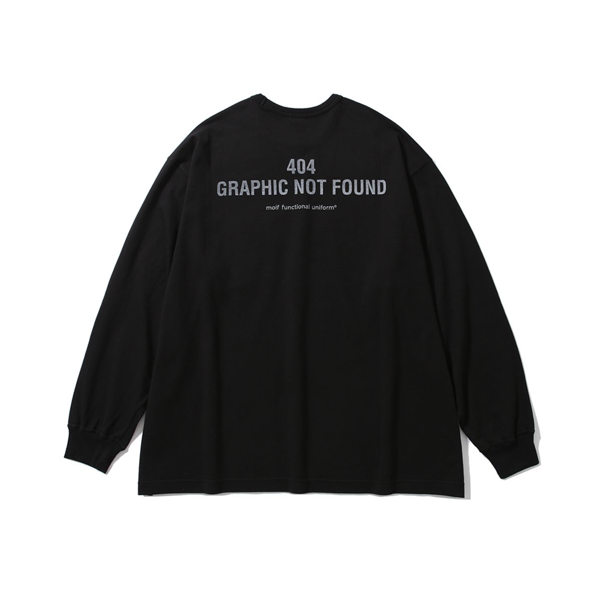 모이프(MOIF) [AW24]404 GNF(B) L/S TEE / BLACK