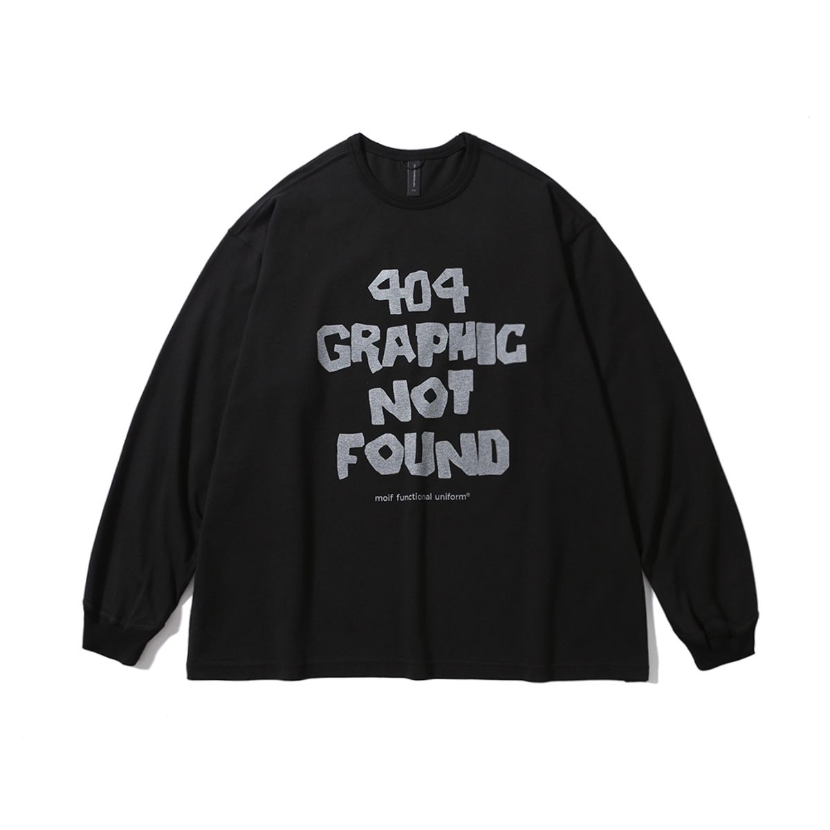 모이프(MOIF) [AW24]404 GNF(F) L/S TEE / BLACK