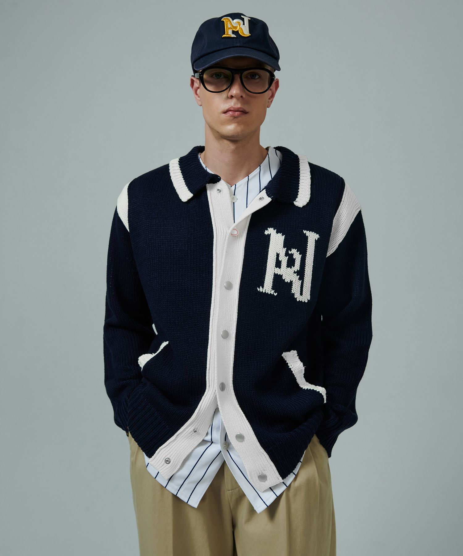 アウターその他 BEYOND CLOSET 90'S Homage New Baseball Knit Jumper MUSINSA | BEYOND CLOSET [COLLECTION LINE] 90S Homage New