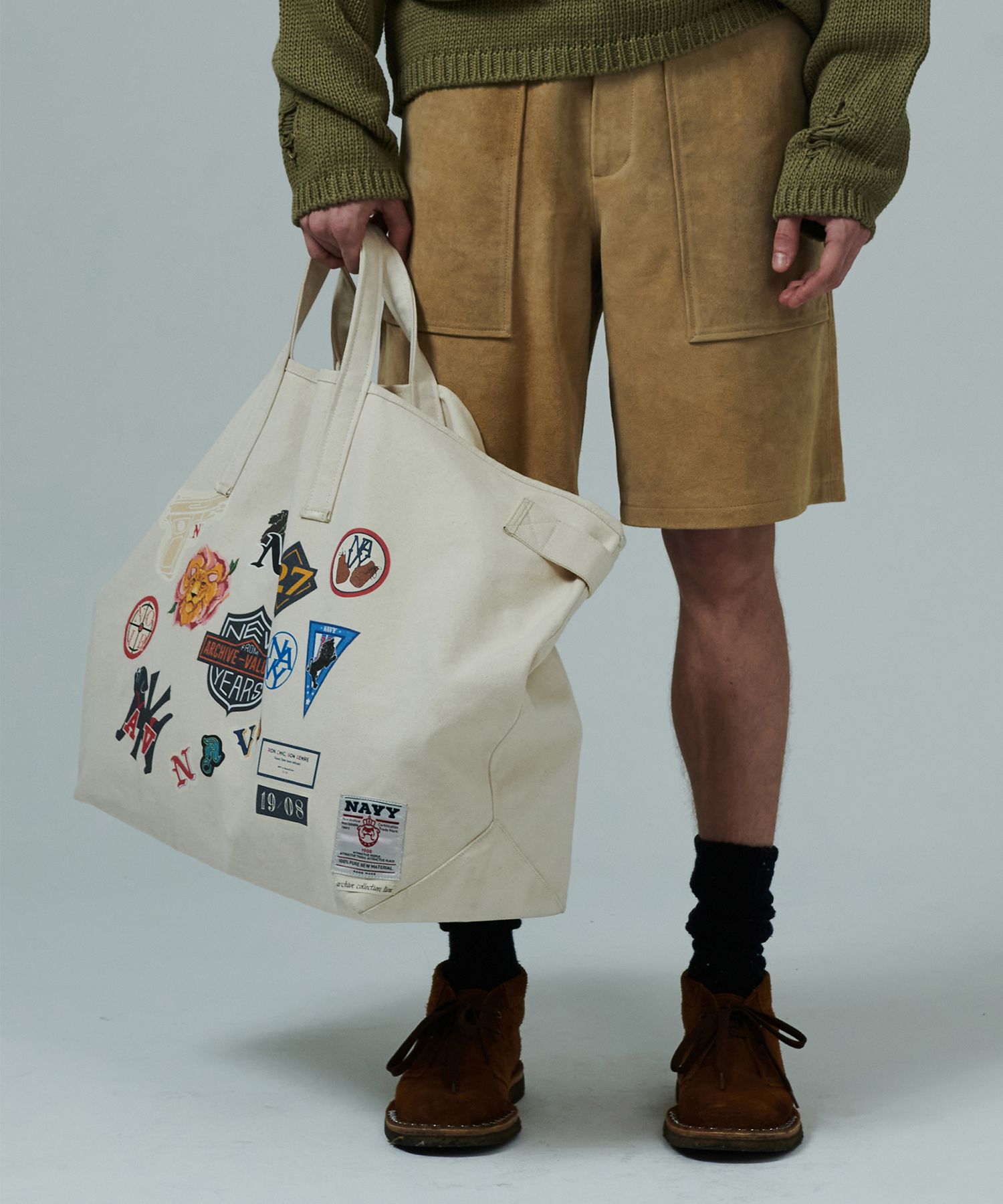 beyondclosetのNoir Collection Hard Oxford Big Tote Bag MUSINSA | BEYOND CLOSET [COLLECTION LINE] Noir Collection