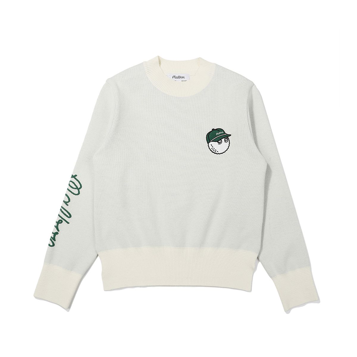 말본 골프(MALBON GOLF) 아모사 모크넥 버킷 니트탑 CREAM (WOMAN)