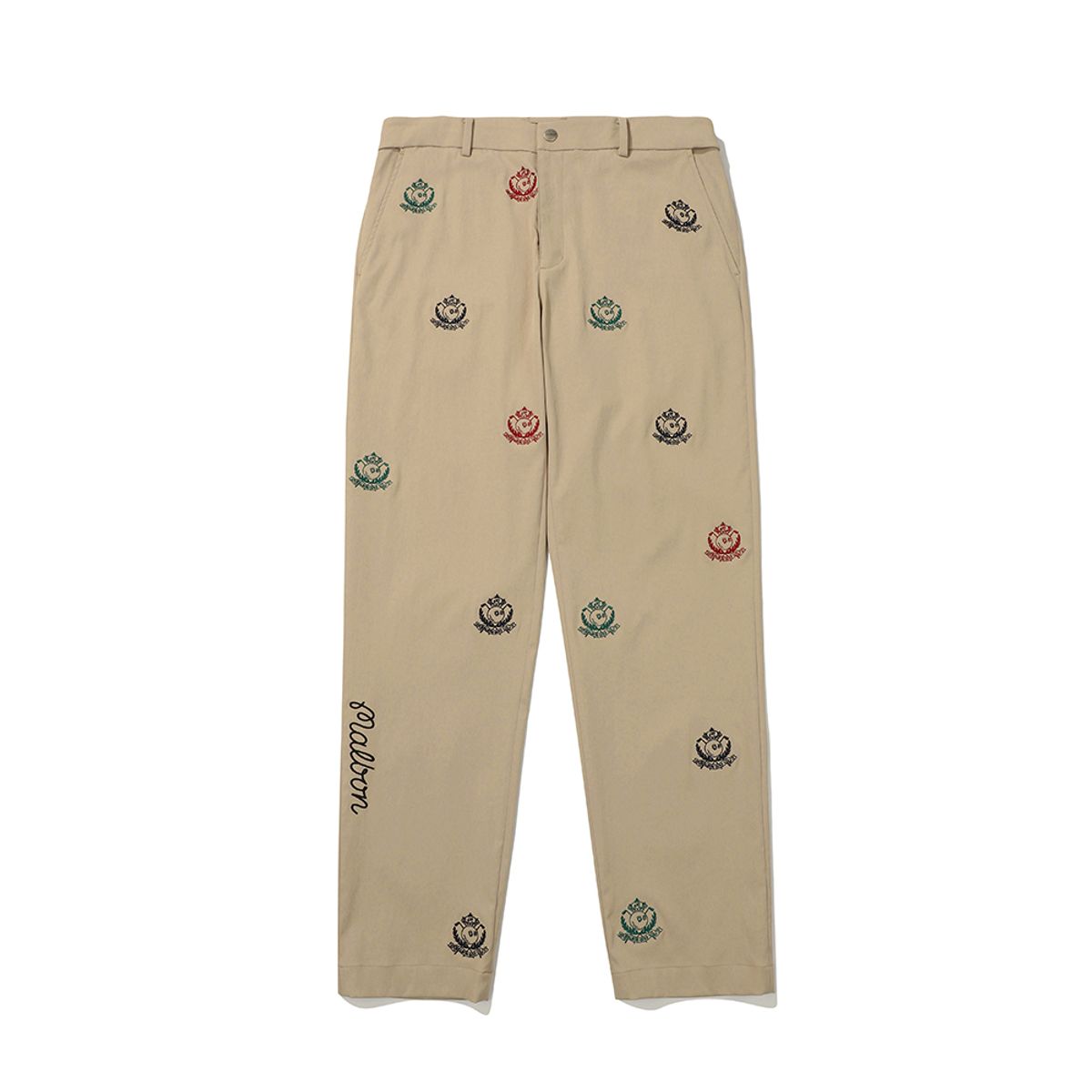 말본 골프(MALBON GOLF) 버킷 자수 치노 팬츠 BEIGE (MAN)