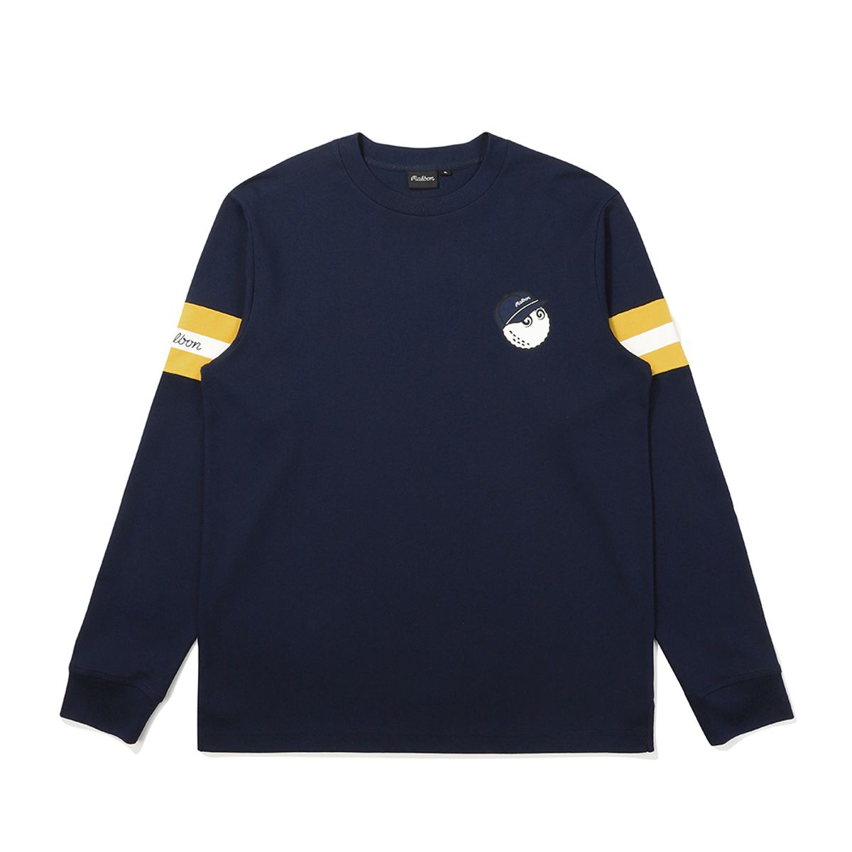 말본 골프(MALBON GOLF) 버킷 배색 미드 레이어 NAVY (MAN)