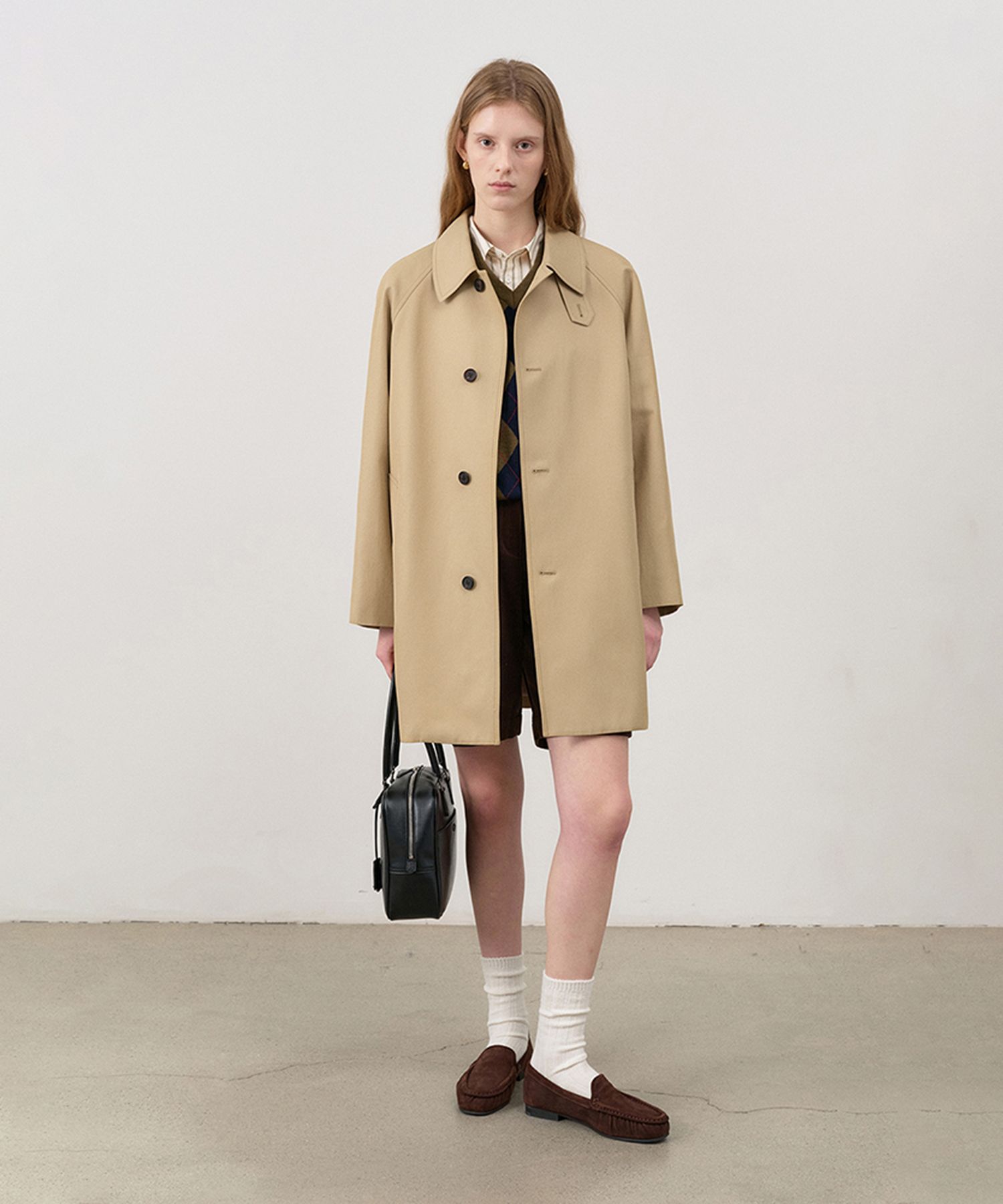 dunst ALPACA HALF MAC COAT BUTTER 韓国 W) 던스트 알파카 하프 맥 코트 버터 | Dunst | KREAM