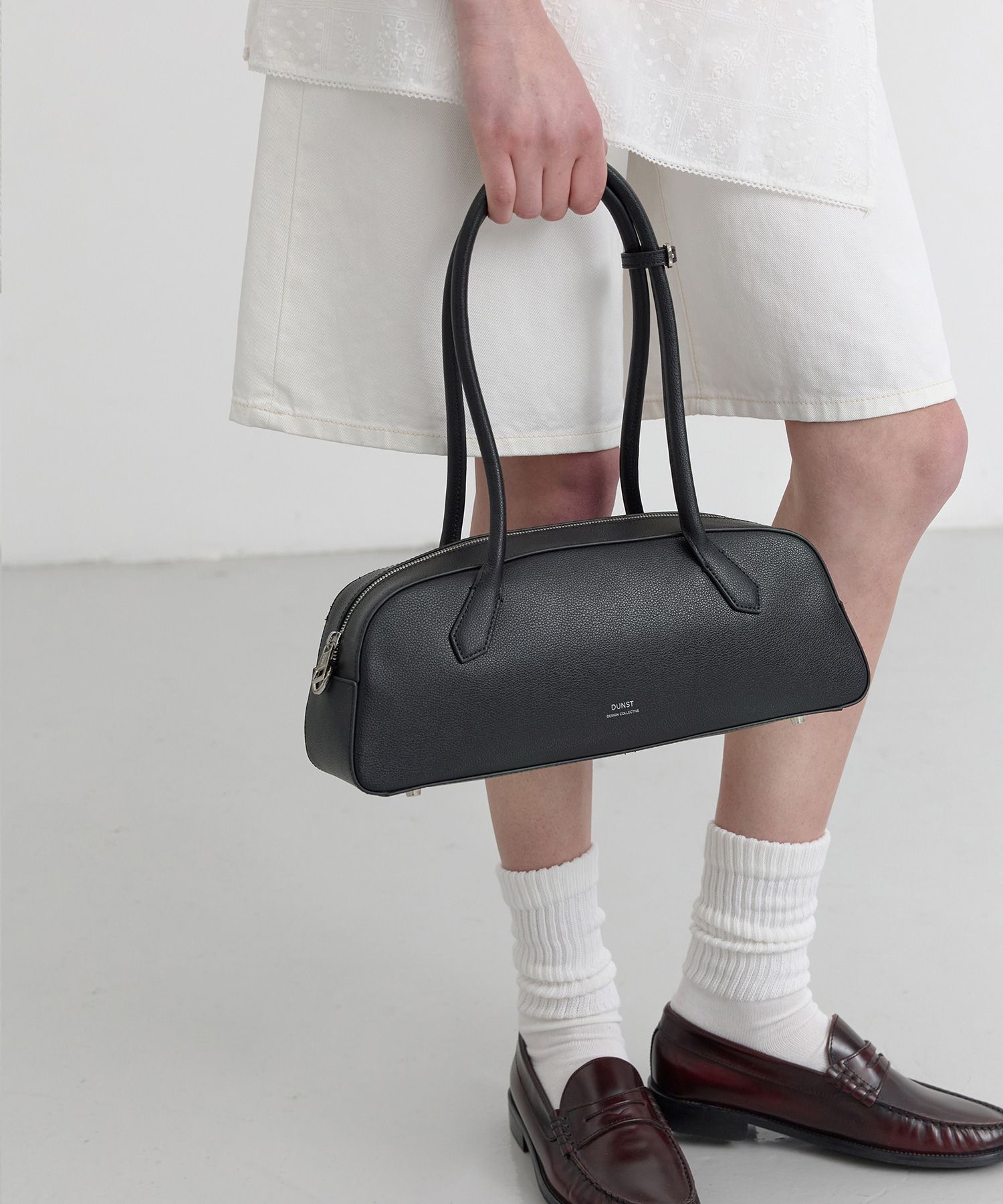 トートバッグ ^Dunst^ BAGUETTE SHOULDER BAG BLACK UDBA4F205BK MUSINSA | DUNST FOR WOMEN BAGUETTE SHOULDER BAG